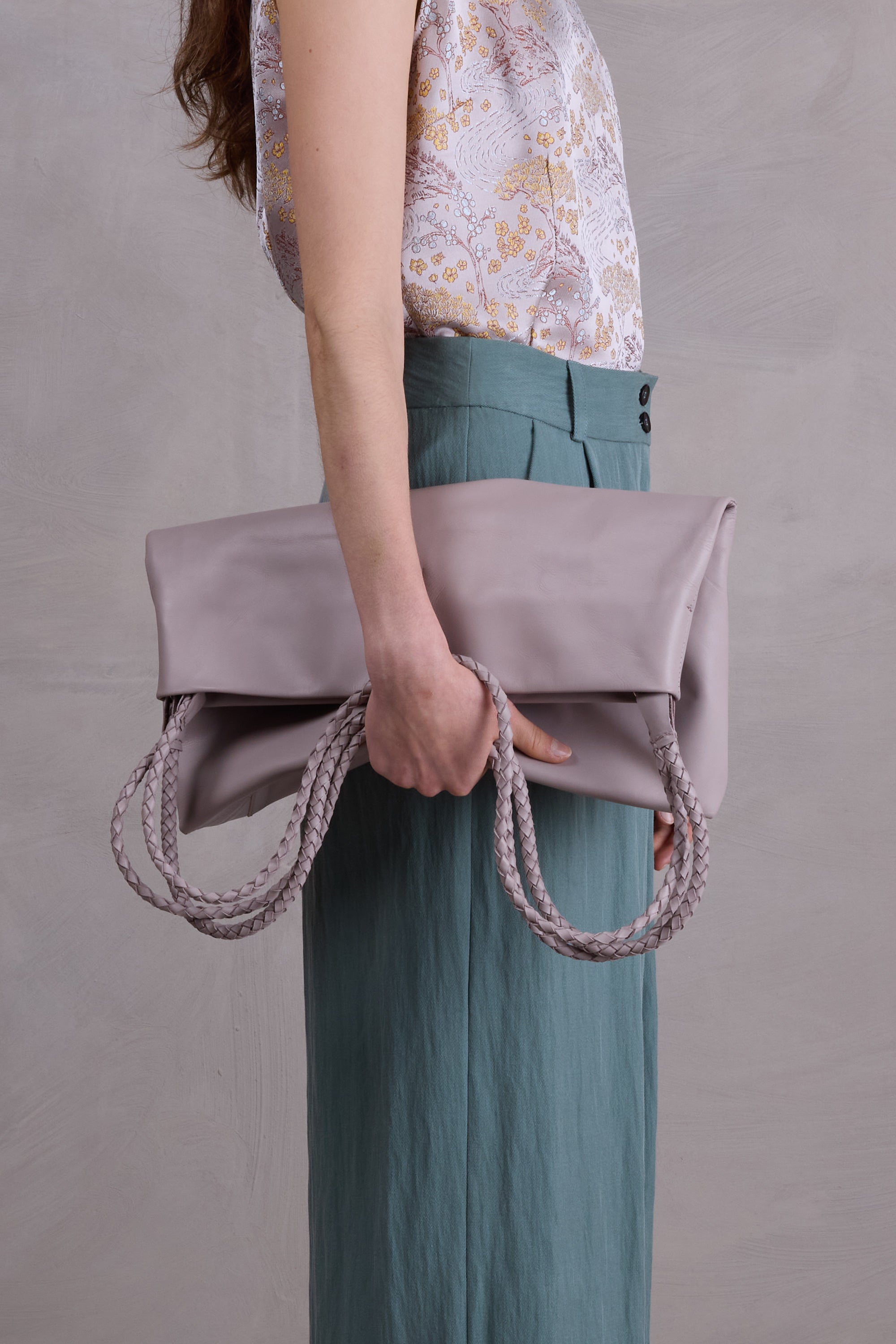 Pochette en taupe