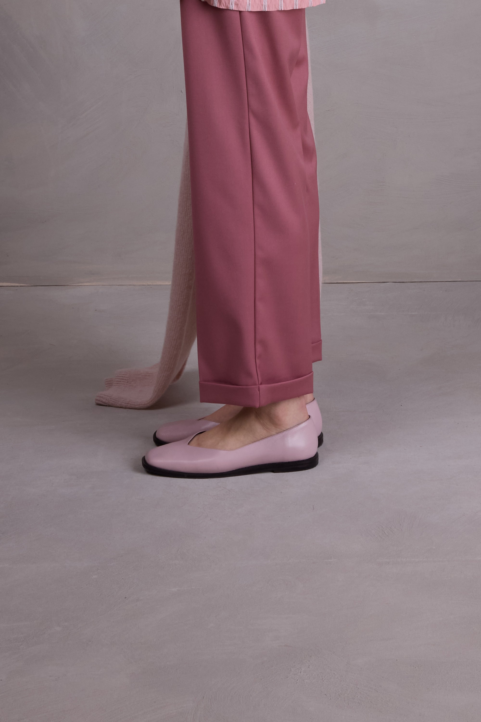 Faiza ballerina in misty rose