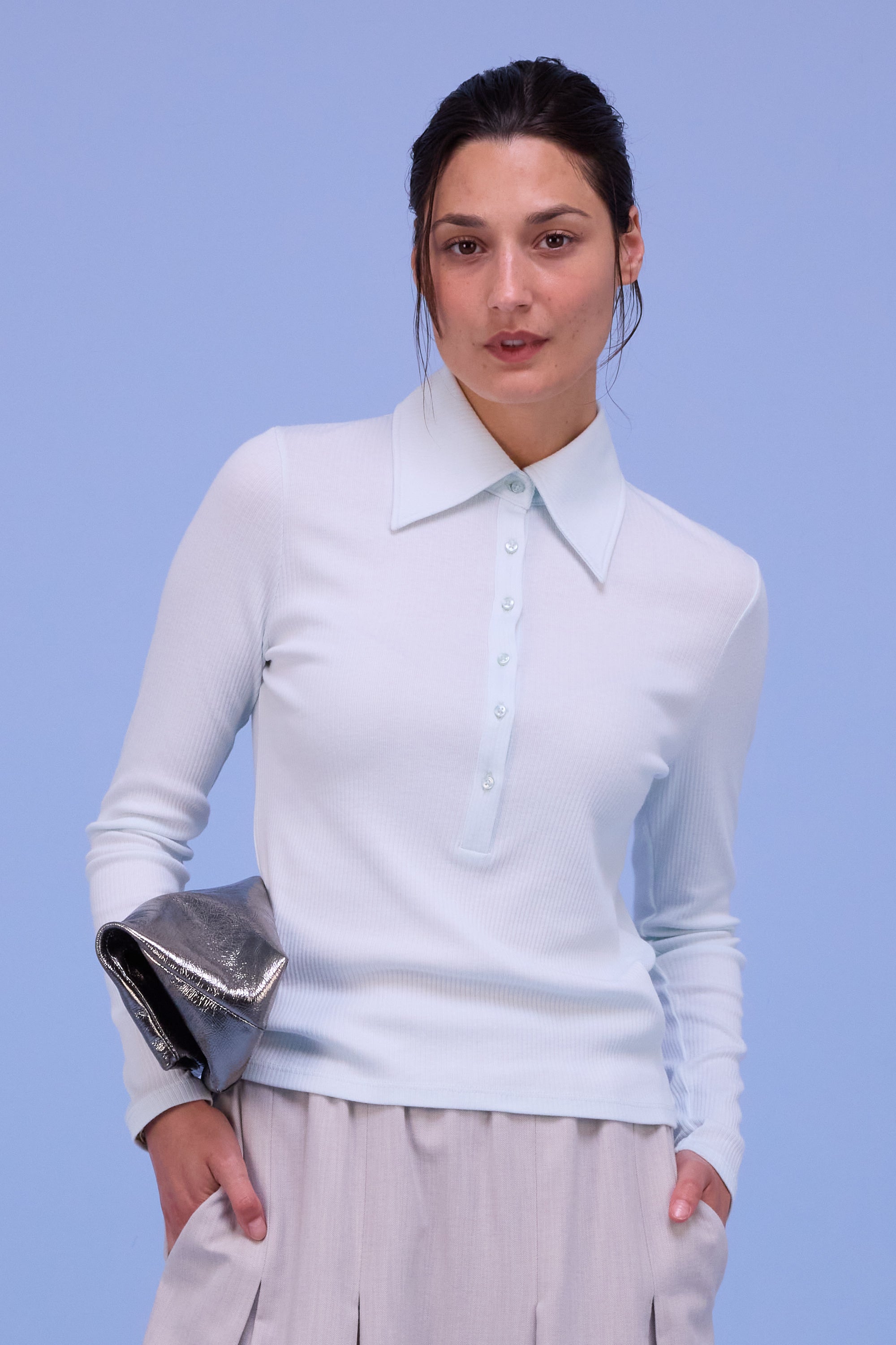 Gennaro Handtasche in Metallic-Grün