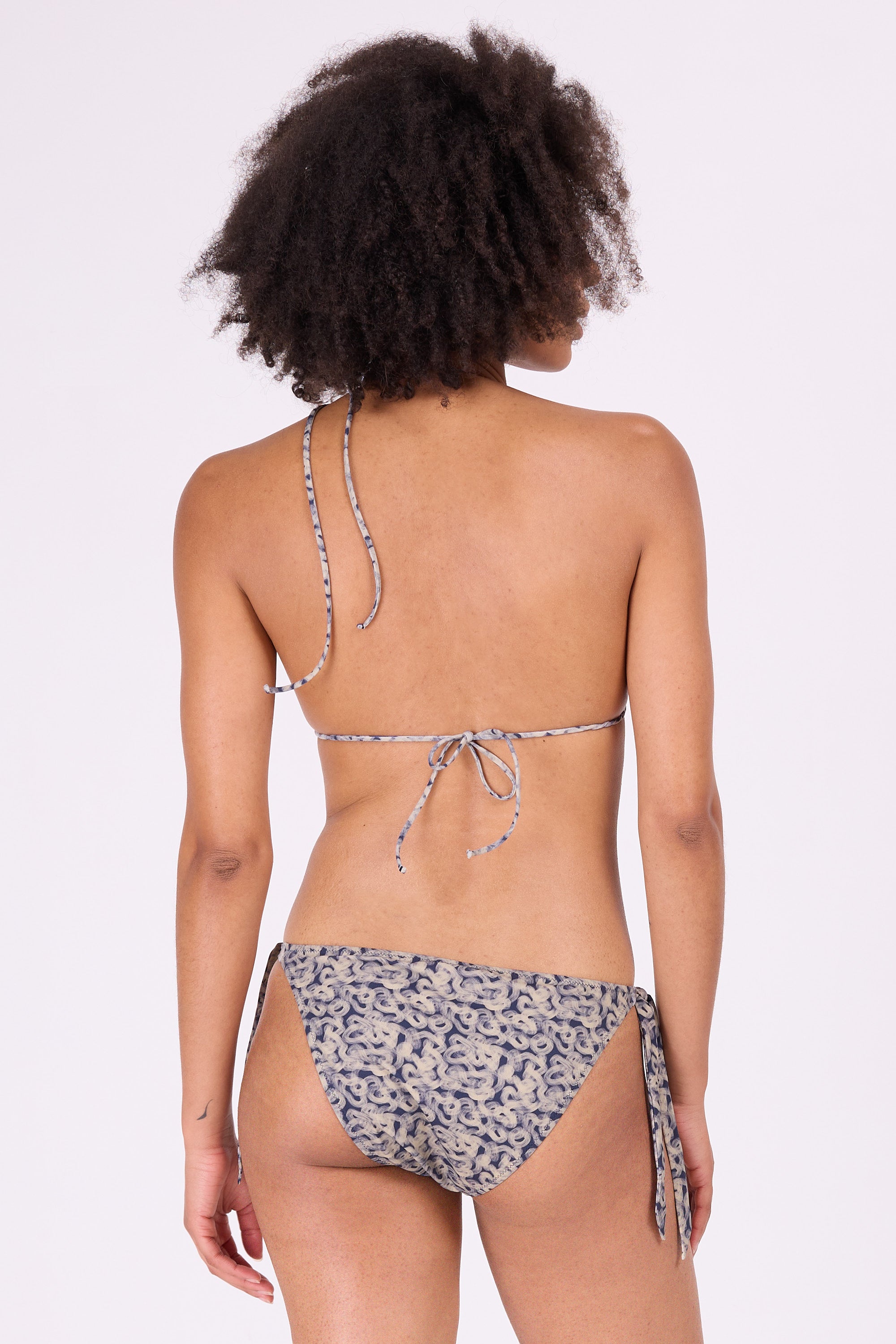 Bikini with Small Medusa Swirl print