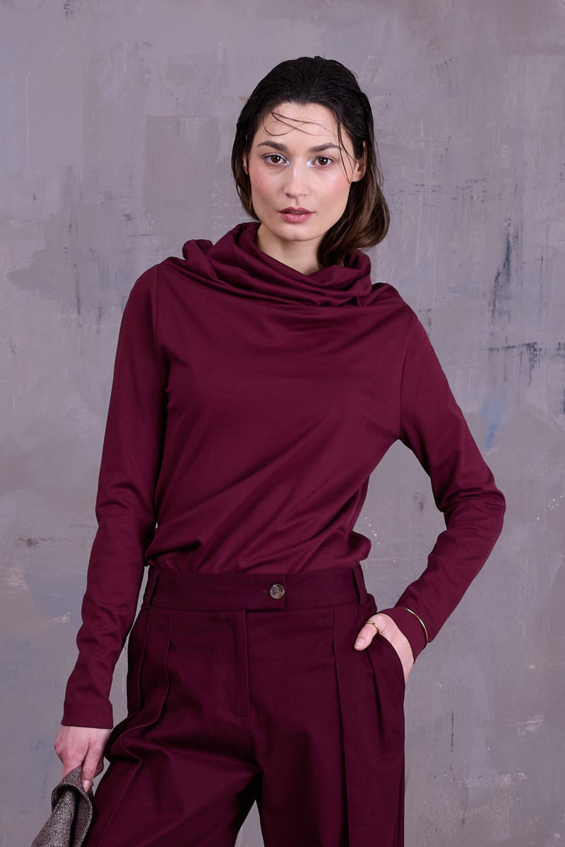 Georgina sweater in plum