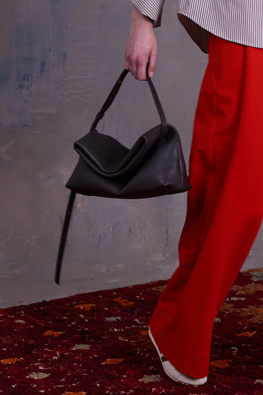 Gennaro Handtasche in Metallic-Grün