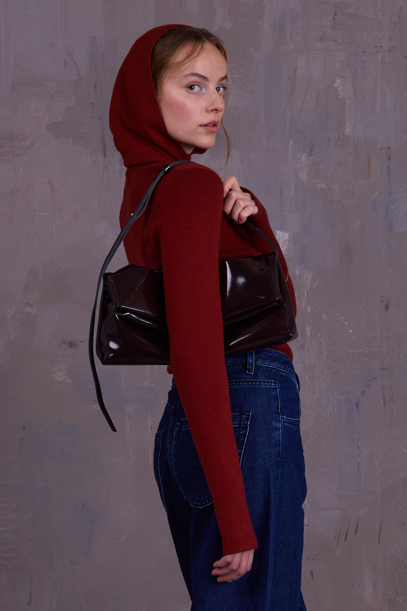 Gennaro handbag in after dark