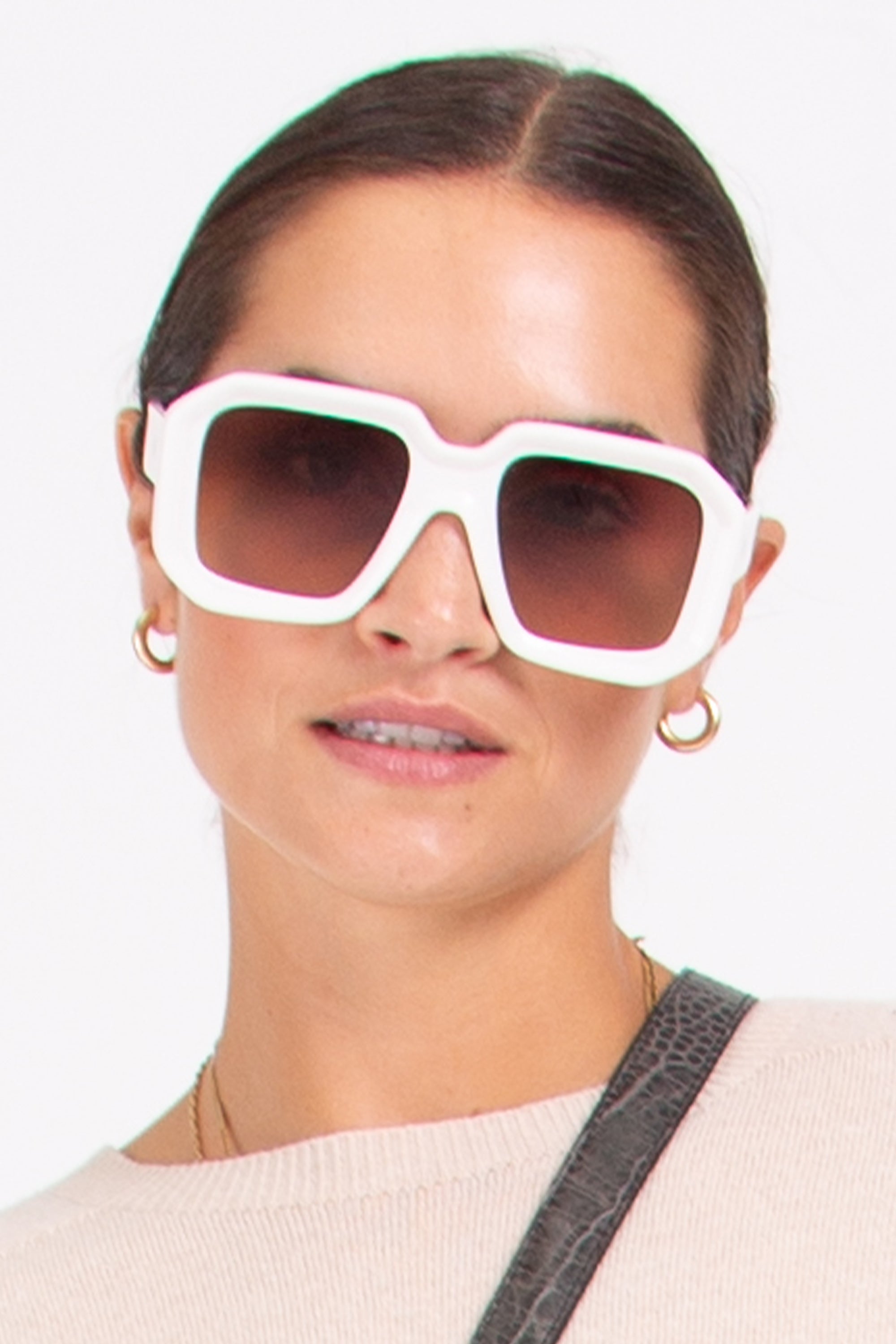 Onassis lunettes de soleil couleur cream / yellow