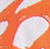 Printed Sky Blue/Orange